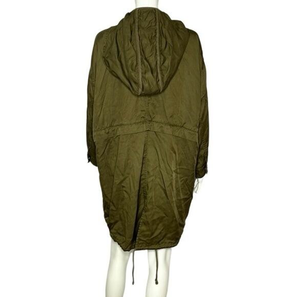 Urban‎ outfitters Silence+Noise Green Hooded Anorak Size Small - Picture 5 of 9